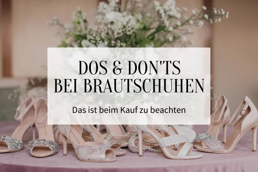 Dos and donts with bridal shoes You have to pay - Dos and don'ts with bridal shoes: You have to pay attention to this